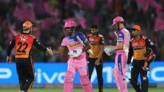 राजस्‍थान ने हैदराबाद को 7 विकेट से हराया, प्‍लेऑफ की  उम्‍मीदें बरकरार